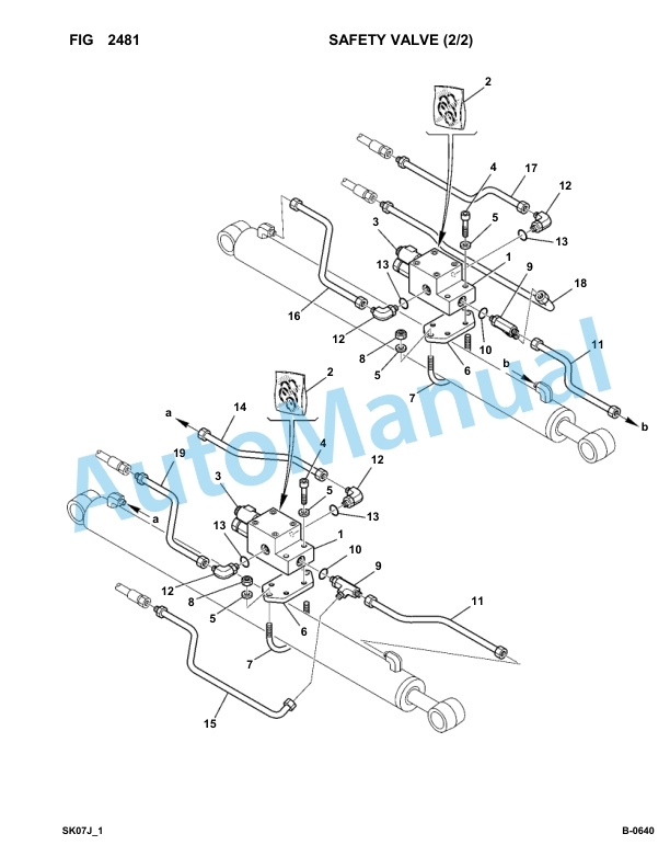 Komatsu FKI SK07J-1 Skid Loader Parts Manual 3443031-UP-5