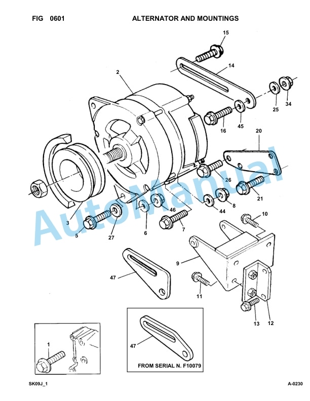 Komatsu FKI SK09J-1 Skid Loader Parts Manual SK09JF20001-UP-2