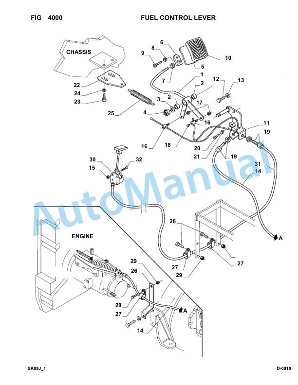 Komatsu FKI SK09J-1 Skid Loader Parts Manual SK09JF20001-UP-3