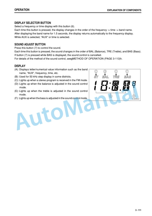 Komatsu GD535-5 Motor Grader Operation and Maintenance Manual PEN00858-07-3