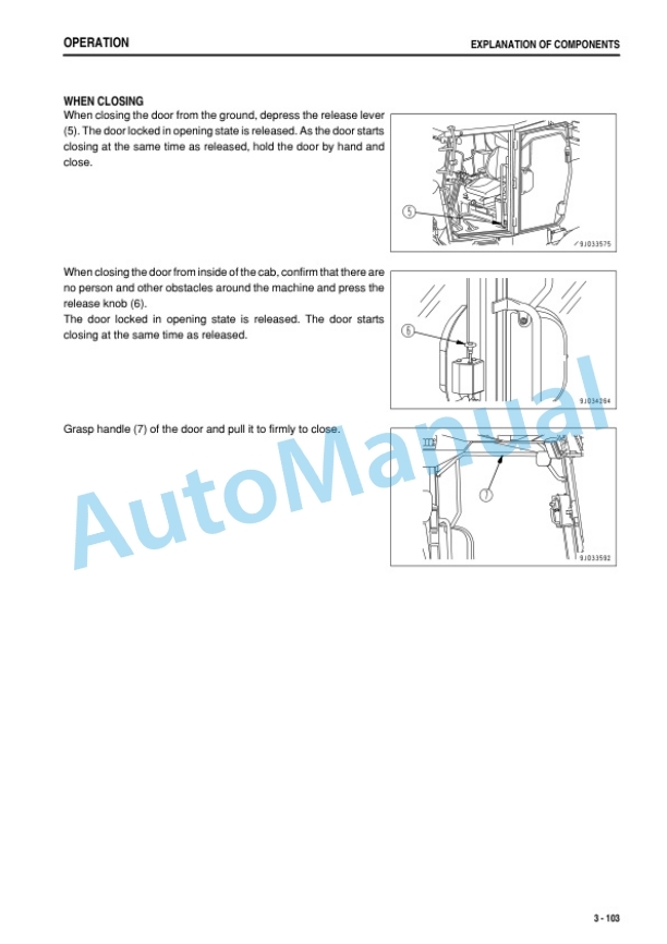 Komatsu GD535-5 Motor Grader Operation and Maintenance Manual PEN00934-04-3