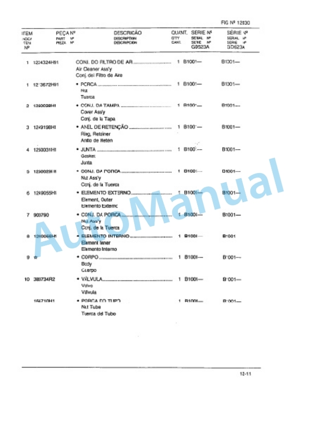 Komatsu GD623A-1DB, GD623A-1DB Motor Grader Parts Manual KPPB000502-5