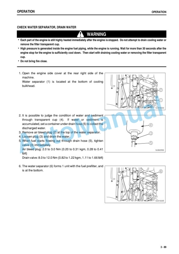 Komatsu GD705-5 Motor Grader Operation and Maintenance Manual PEN00687-13-3