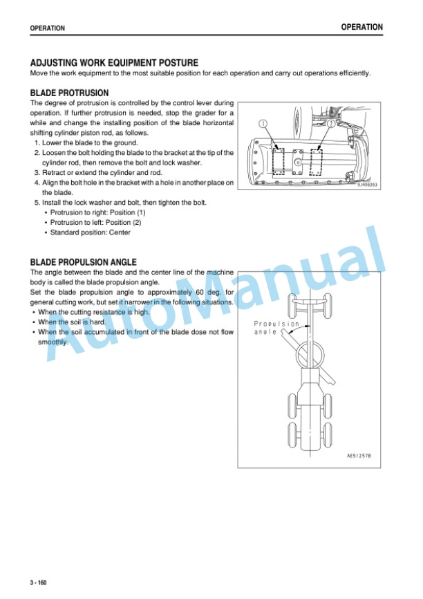 Komatsu GD705-5 Motor Grader Operation and Maintenance Manual PEN01558-02-4
