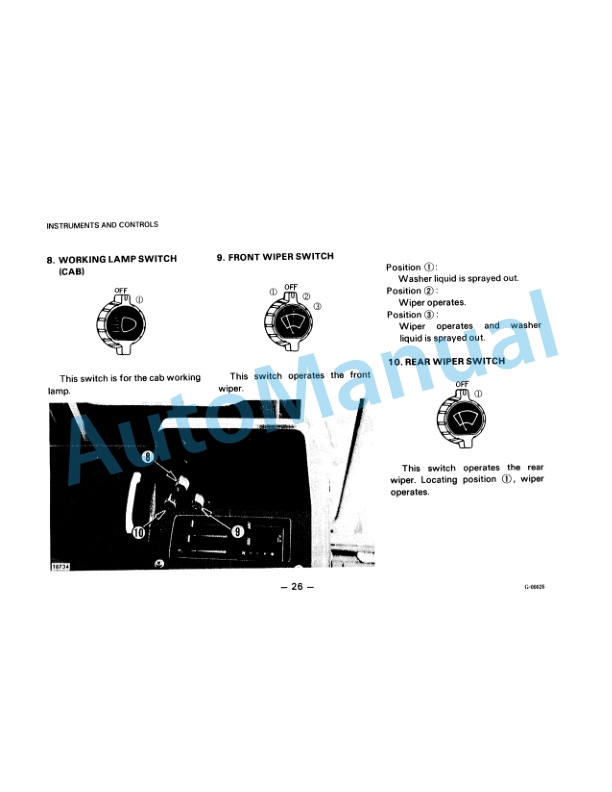 Komatsu GD825A-1 Motor Grader Operation and Maintenance Manual SEAM02350100-2