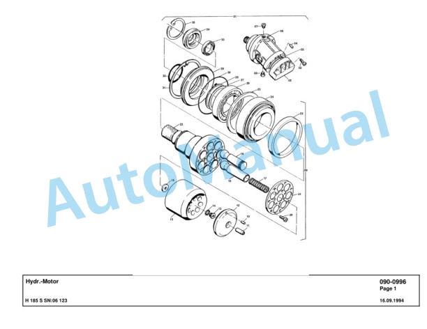 Komatsu H185S Mining Workshop Manual G06123-2