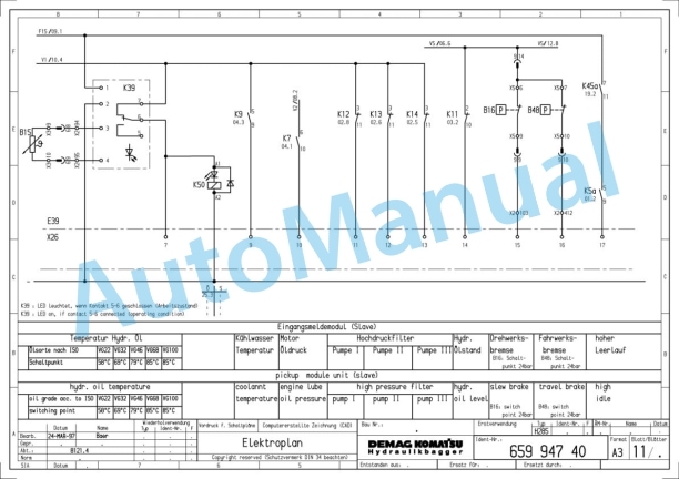 Komatsu H285S Hydraulic Shovel Shop Manual H285S78135SM-2