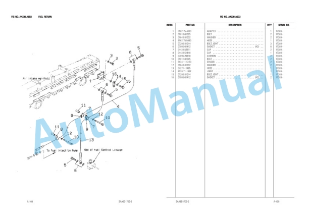Komatsu H465-5, SAA6D170E-2A Parts Manual LEPB0H4600-2