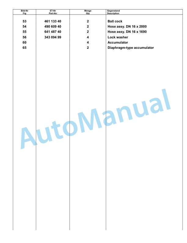 Komatsu H655S-E Hydraulic Mining Excavator Parts Manual G12031-3