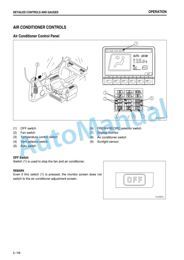 Komatsu HB335-1, HB335LC-1, HB365-1, HB365LC-1 Hydraulic Excavator Operation and Maintenance Manual PEN00664-02-3