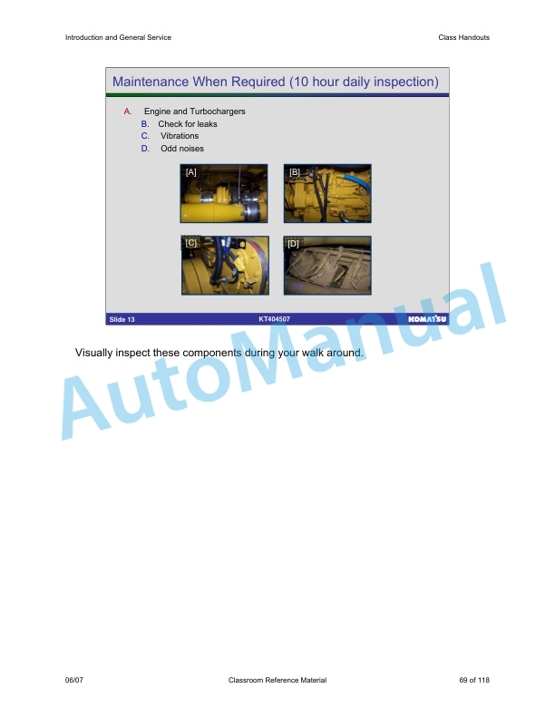 Komatsu HD1500-7 Dump Truck Introduction General Service-4