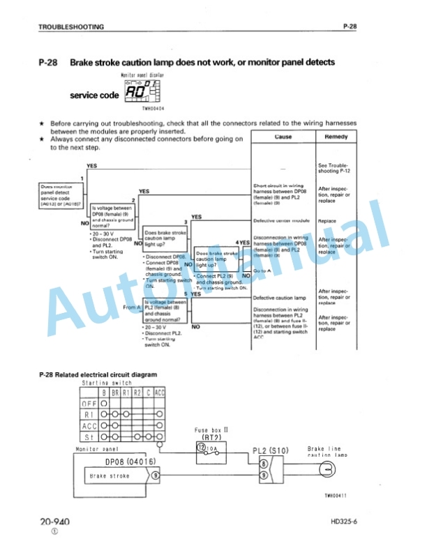 Komatsu HD325-6, HD405-6 Dump Truck Shop Manual SEBM015115-4