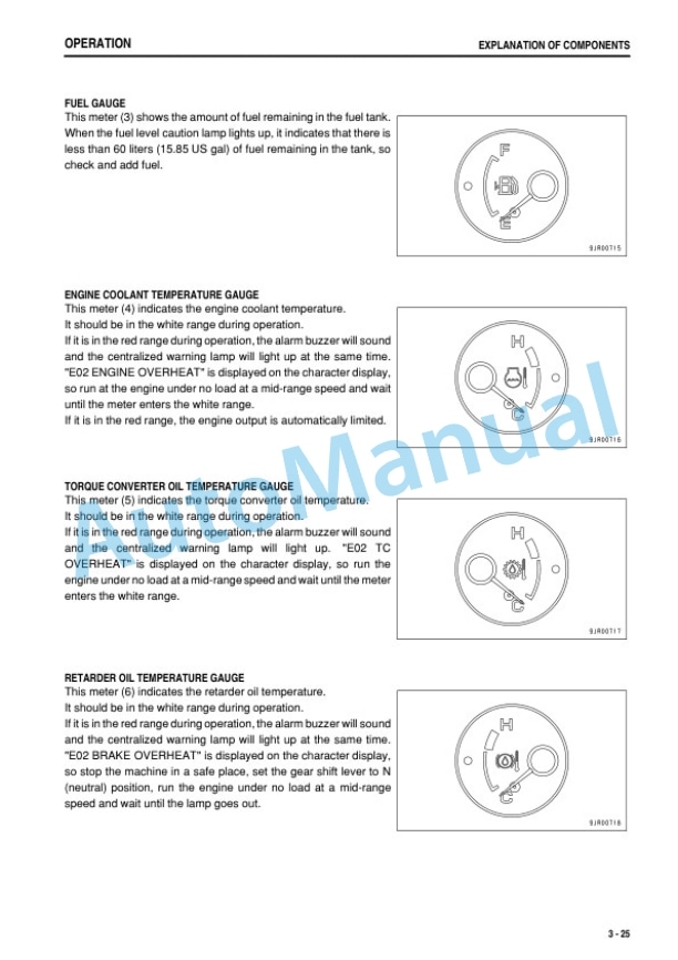 Komatsu HD325-7, HD405-7 Dump Truck Operation and Maintenance Manual TEN00807-09-2