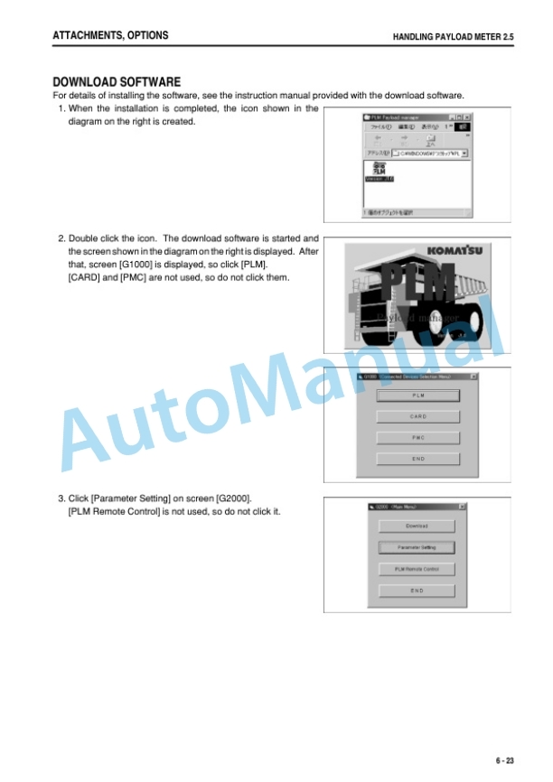 Komatsu HD325-7R, HD405-7R Dump Truck Operation and Maintenance Manual PEN00838-12-5
