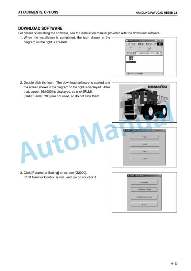 Komatsu HD325-7R, HD405-7R Dump Truck Operation and Maintenance Manual PEN00838-13-5