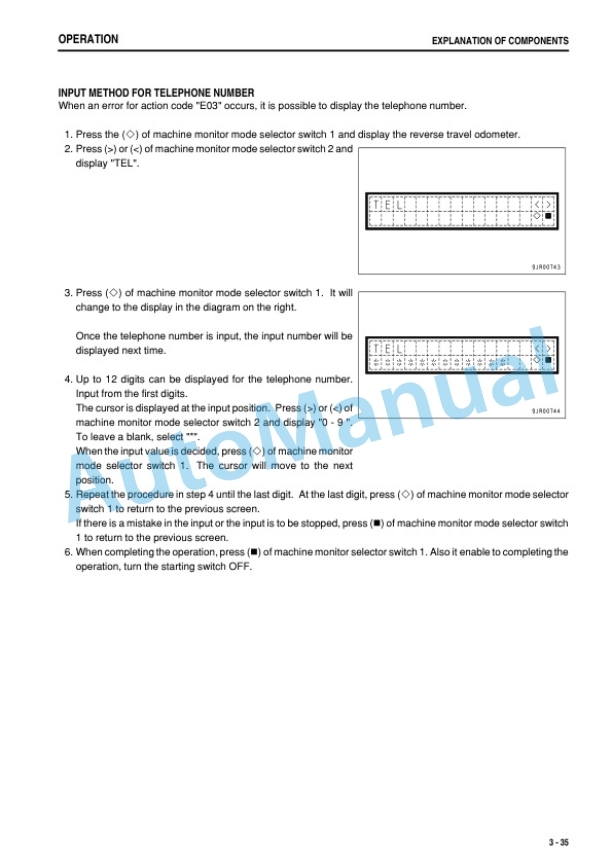 Komatsu HD465-7E0 Dump Truck Operation and Maintenance Manual PEN01194-06-2