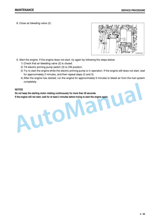 Komatsu HD465-7E0, HD605-7E0 Dump Truck Operation and Maintenance Manual PEN01418-07-4