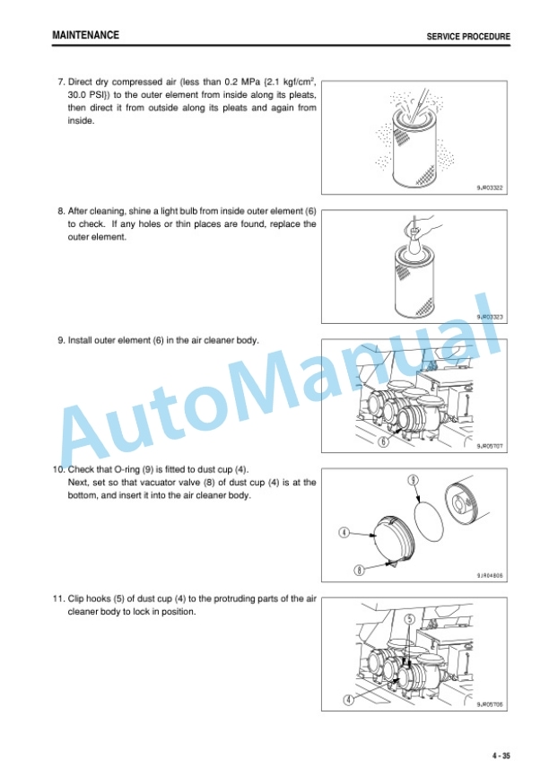Komatsu HD785-7 Dump Truck Operation and Maintenance Manual PEN01174-07-4