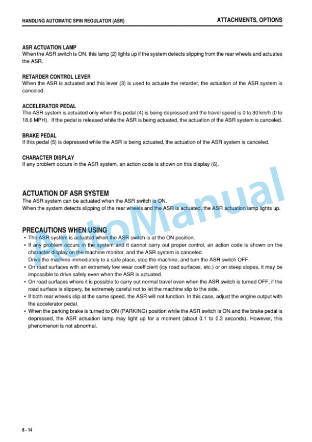 Komatsu HD785-7 Dump Truck Operation and Maintenance Manual PEN01359-05-5