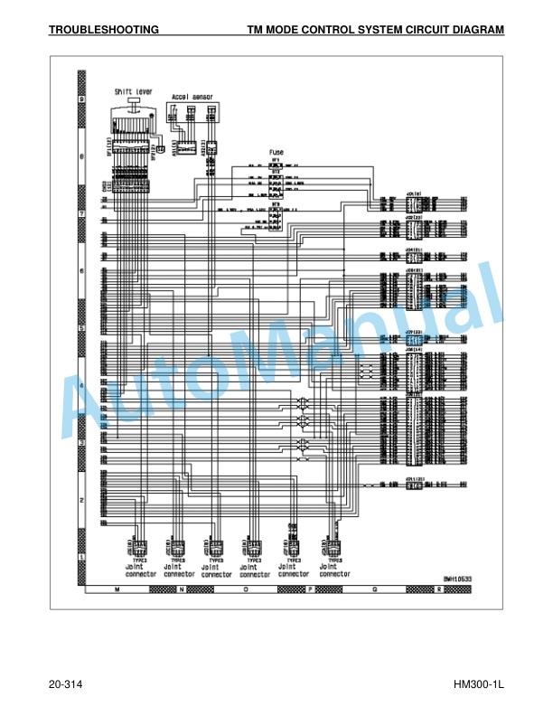 Komatsu HM300-1L Articulated Dump Truck Shop Manual CEBM015200-3