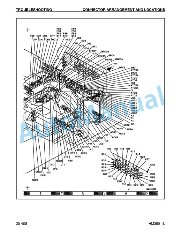 Komatsu HM350-1L Articulated Dump Truck Shop Manual CEBM015400-3