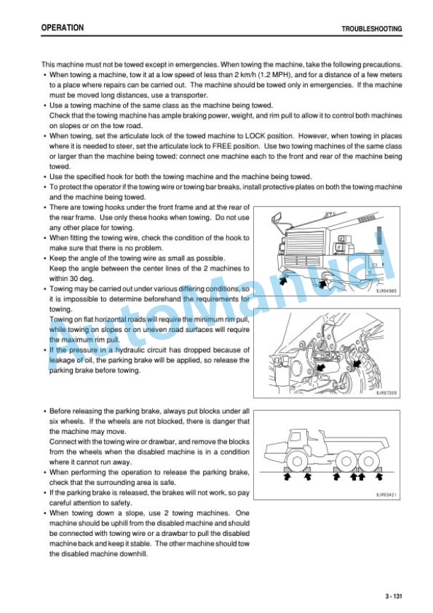 Komatsu HM350-2 Articulated Dump Truck Operation and Maintenance Manual PEN00475-22-4