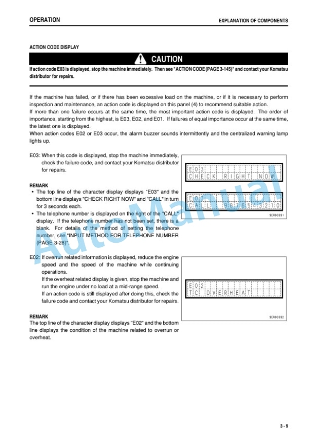 Komatsu HM350-2R Articulated Dump Truck Operation and Maintenance Manual PEN00476-22-2