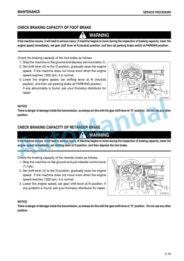 Komatsu HM350-2R Articulated Dump Truck Operation and Maintenance Manual PEN00476-22-5