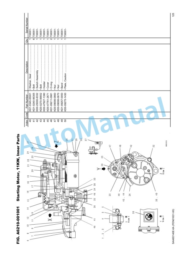 Komatsu HM400-3 Articulated Dump Truck Parts Manual EEPC022400-2