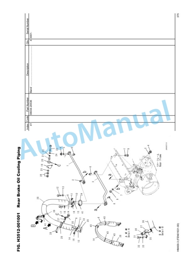 Komatsu HM400-3 Articulated Dump Truck Parts Manual EEPC022400-4