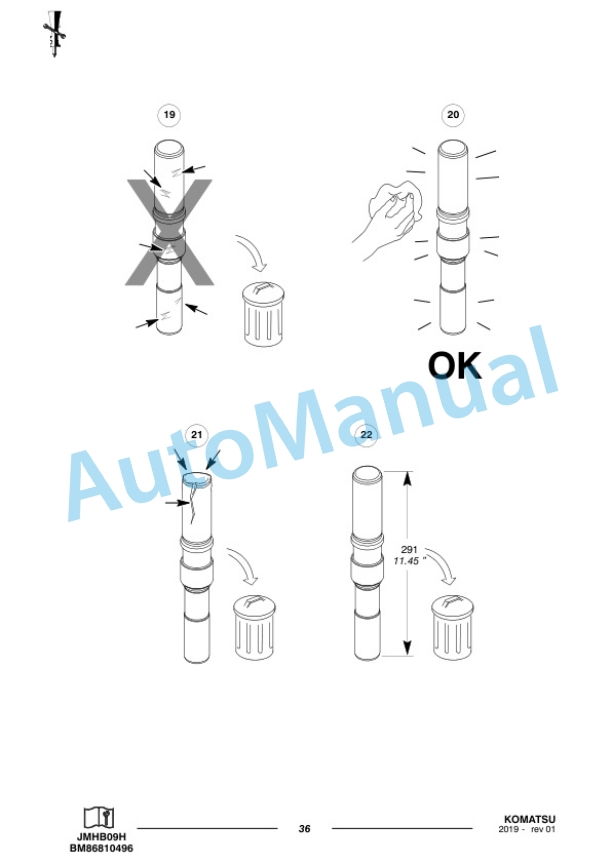 Komatsu JMHB09H-1 Hydraulic Breaker Shop Manual SEN06664-01-4