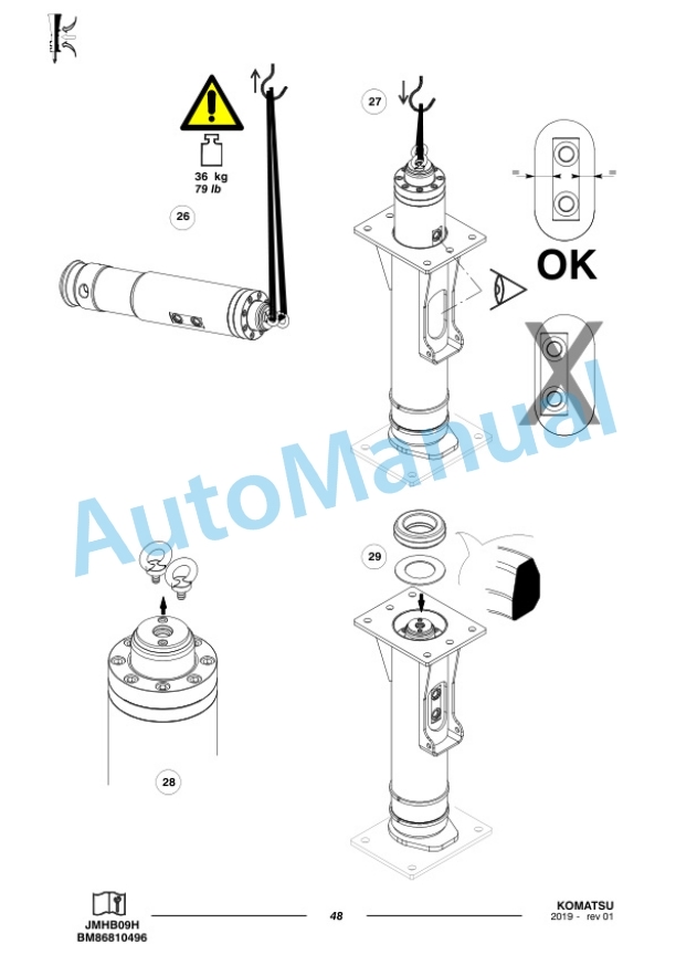 Komatsu JMHB09H-1 Hydraulic Breaker Shop Manual SEN06664-01-5