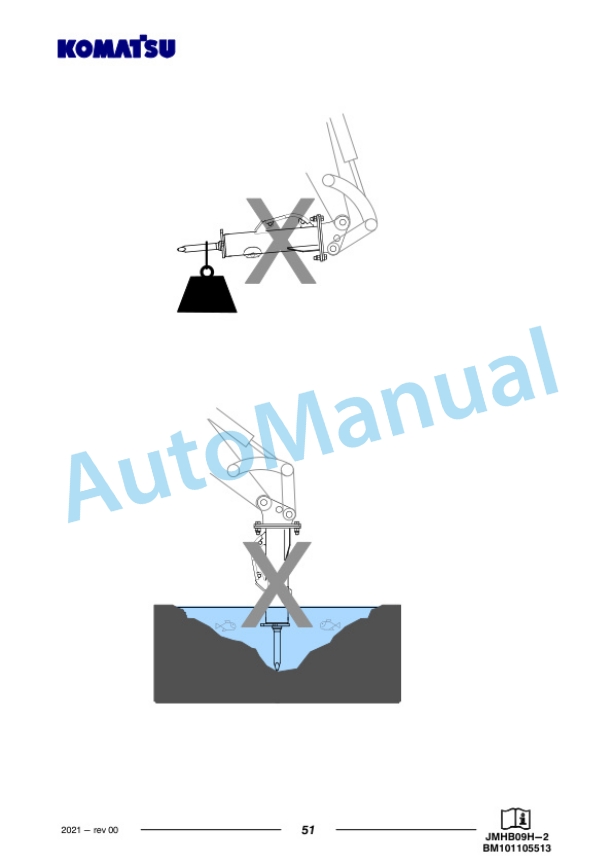 Komatsu JMHB09H-2 Hydraulic Breaker Operation and Maintenance Manual PEN01727-00-5