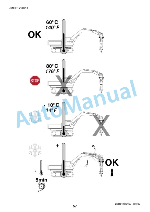 Komatsu JMHB1270V-1 Hydraulic Breaker Operation and Maintenance Manual PEN01086-00-5