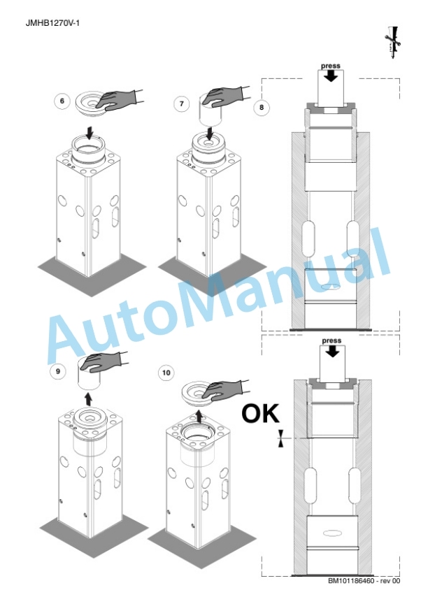 Komatsu JMHB1270V-1 Hydraulic Breaker Shop Manual SEN06682-00-4