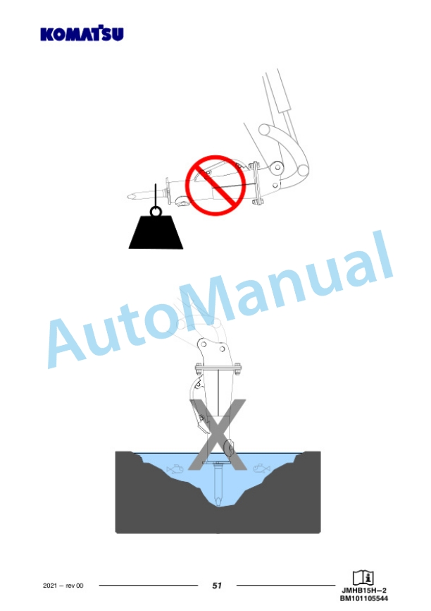 Komatsu JMHB15H-2 Hydraulic Breaker Operation and Maintenance Manual PEN01728-00-5