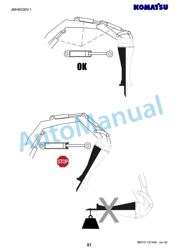 Komatsu JMHB230V-1 Hydraulic Breaker Operation and Maintenance Manual PEN01087-00-5