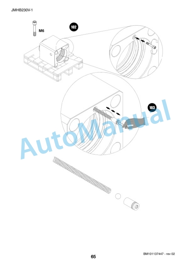 Komatsu JMHB230V-1 Hydraulic Breaker Shop Manual SEN06683-02-3