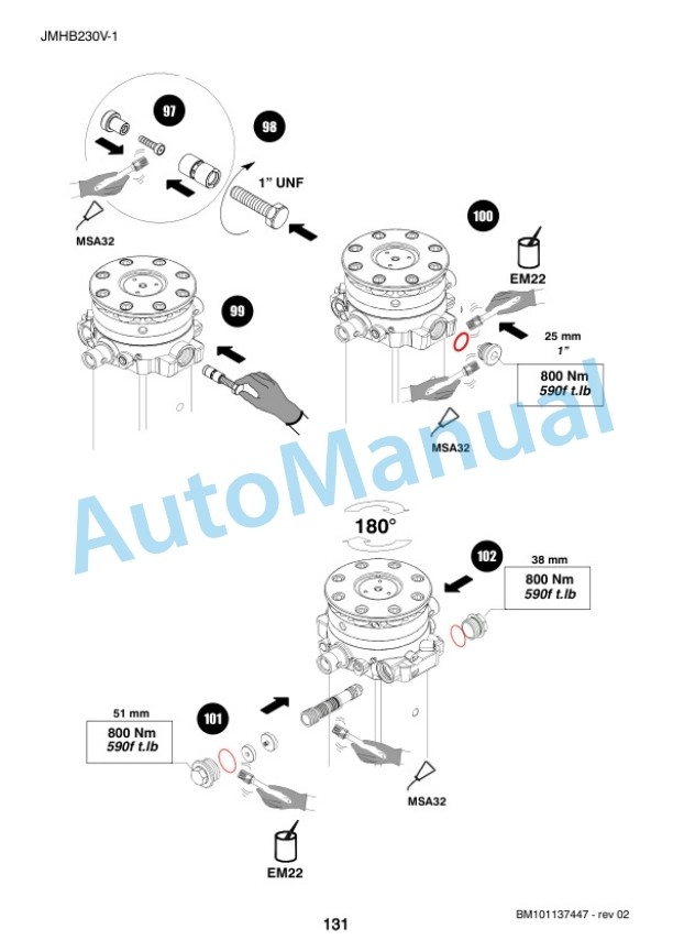 Komatsu JMHB230V-1 Hydraulic Breaker Shop Manual SEN06683-02-5