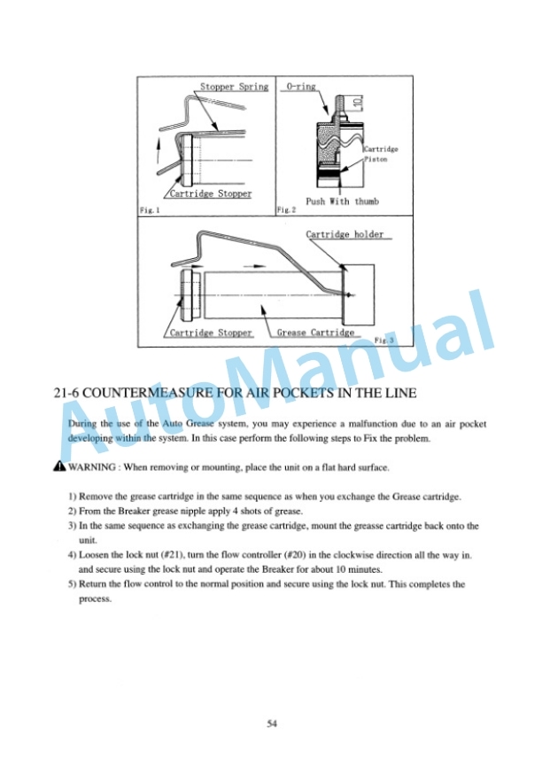 Komatsu JTHB 15 Model Hydraulic Breaker Operation and Maintenance Manual ZEAP030100-3