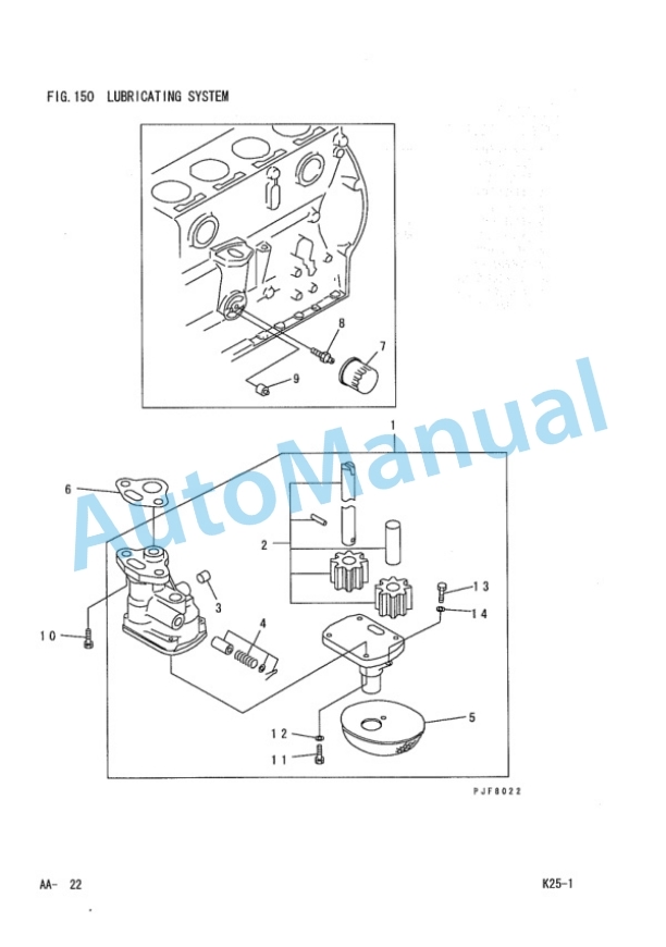 Komatsu K15, K21, K25, 4D92E, 4D94LE, 4D98E Engine Parts Manual PEB16E2-01-5