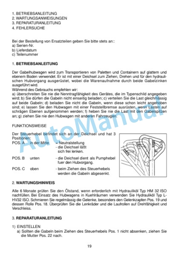 Komatsu ML16-1R, ML22-1R, ML30-1R Forklift Truck Parts Manual 60422349-7a-4