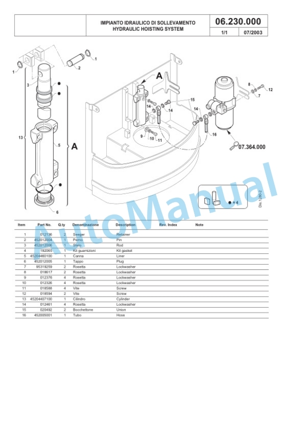 Komatsu MWP 18-1R, MWP 20-1R Forklift Truck Parts Manual 45208047801-5