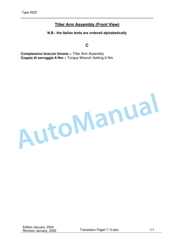 Komatsu MWP20F-1R, MWP30F-1R, MWS14F-1R, MWS20F-1R, MWS14FA-1R, MWS20FA-1R Forklift Truck Workshop Manual 60424519GB Part I-4