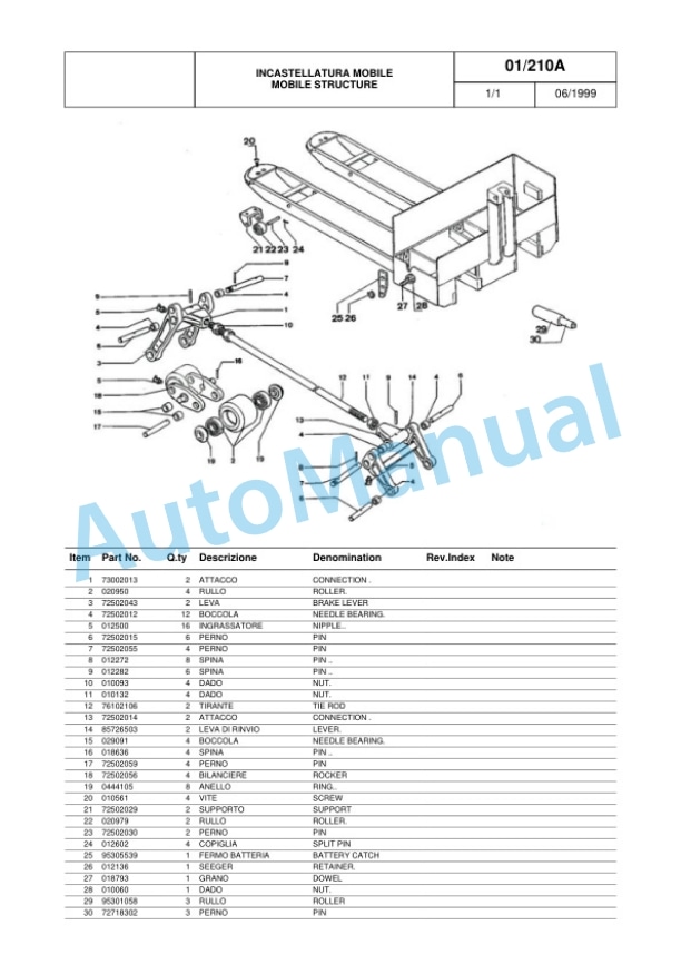Komatsu MWP20J-1R Parts Manual 60422350 Rev.001-4