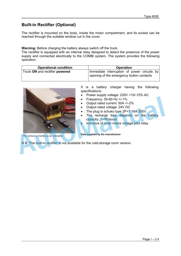 Komatsu MWP22-1R, MWP30-1R, MWS14-1R, MWS20-1R, MWS14W-1R, MWS20W-1R Forklift Truck Workshop Manual 60424525 Part I-2