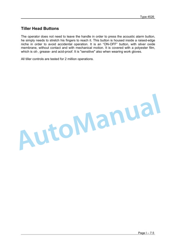 Komatsu MWP22-1R, MWP30-1R, MWS14-1R, MWS20-1R, MWS14W-1R, MWS20W-1R Forklift Truck Workshop Manual 60424525 Part I-4