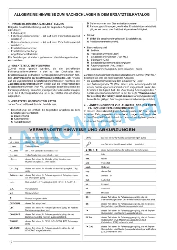 Komatsu MWP22-1R, MWP30-1R Parts Manual 60422346 Rev.006-2