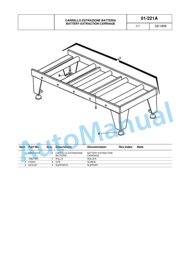 Komatsu MWP30J-1R Parts Manual 60422351 Rev.001-4