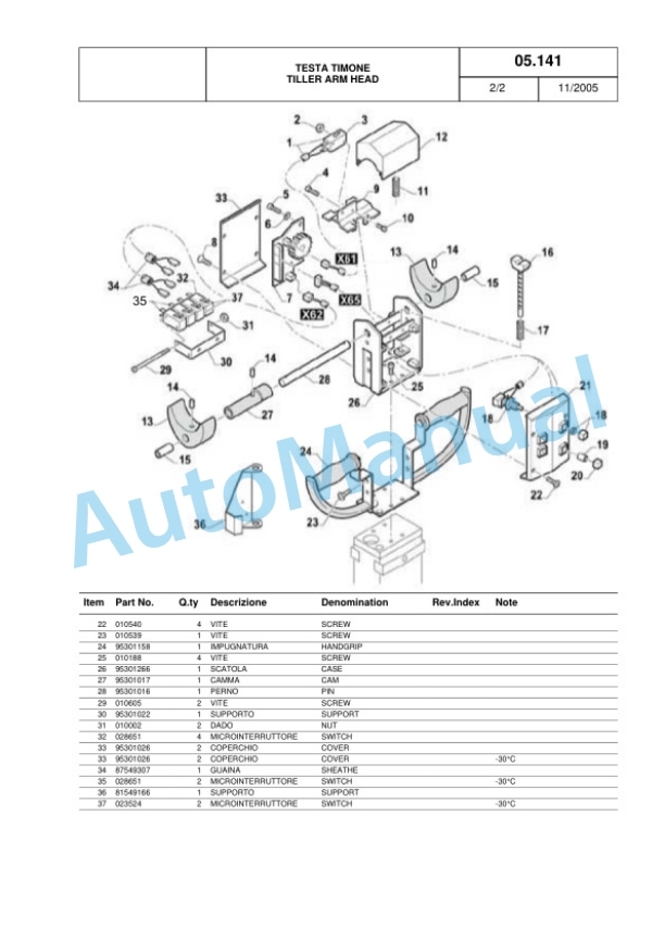 Komatsu MWQ20-2R, MWQ20S-2R Parts Manual 60422374 Rev.002-4